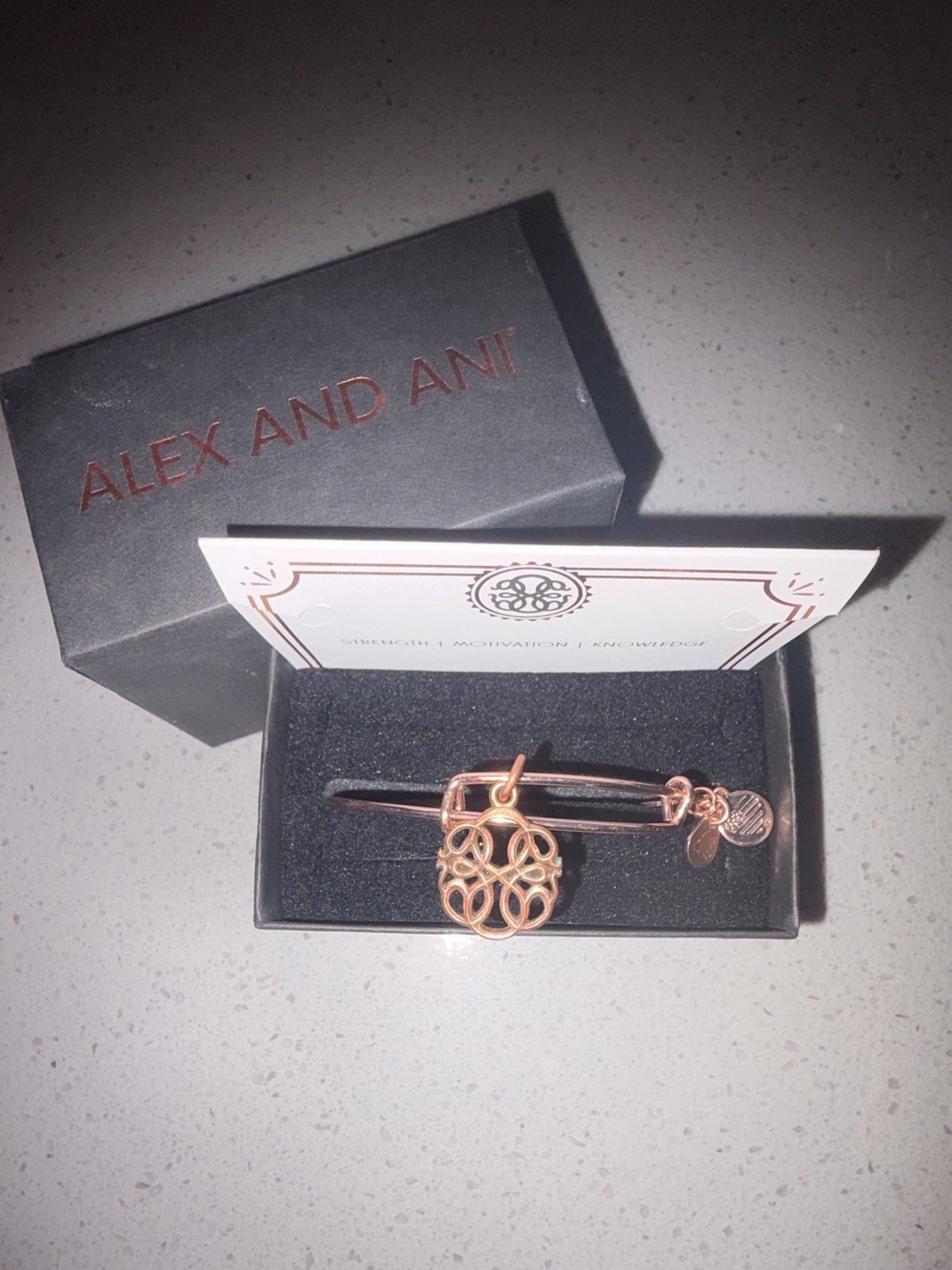 Alex and Ani Rose Gold Bracelet